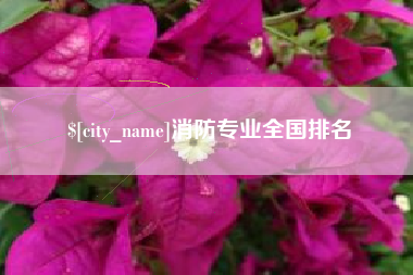 沂南消防专业全国排名