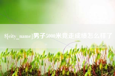 沂南男子5000米竞走成绩怎么样了