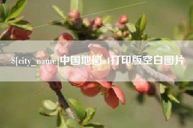 沂南中国地图a4打印版空白图片