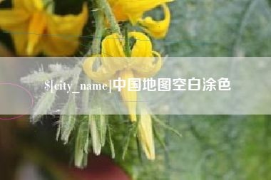 沂南中国地图空白涂色
