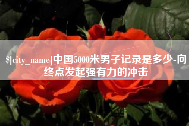 沂南中国5000米男子记录是多少-向终点发起强有力的冲击