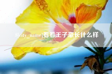 沂南看看王子豪长什么样