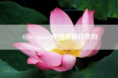 沂南中国地图白色的