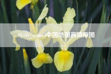 沂南中国地图高清原图