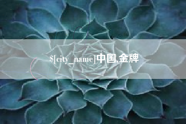 沂南中国,金牌