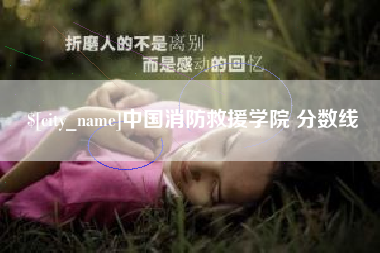 沂南中国消防救援学院 分数线