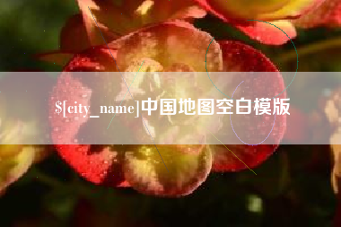 沂南中国地图空白模版