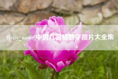 沂南中国九宫格数字图片大全集