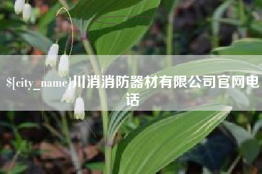 沂南川消消防器材有限公司官网电话