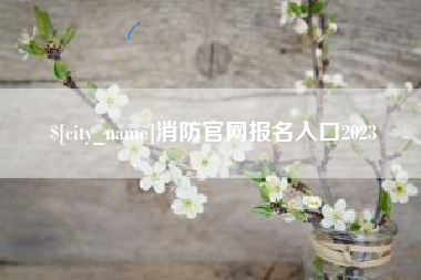 沂南消防官网报名入口2023