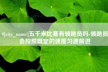 沂南五千米比赛有领跑员吗-领跑员会按照既定的速度匀速前进