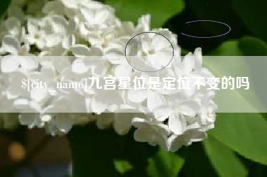 沂南九宫星位是定位不变的吗