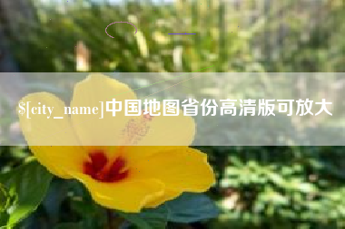 沂南中国地图省份高清版可放大