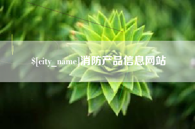 沂南消防产品信息网站