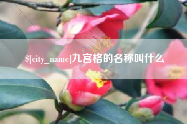 沂南九宫格的名称叫什么
