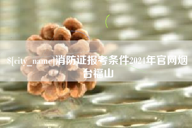沂南消防证报考条件2024年官网烟台福山