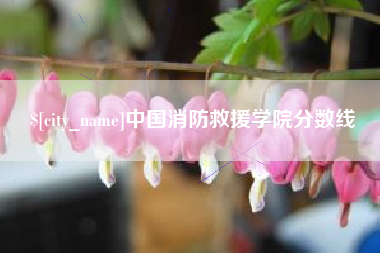 沂南中国消防救援学院分数线